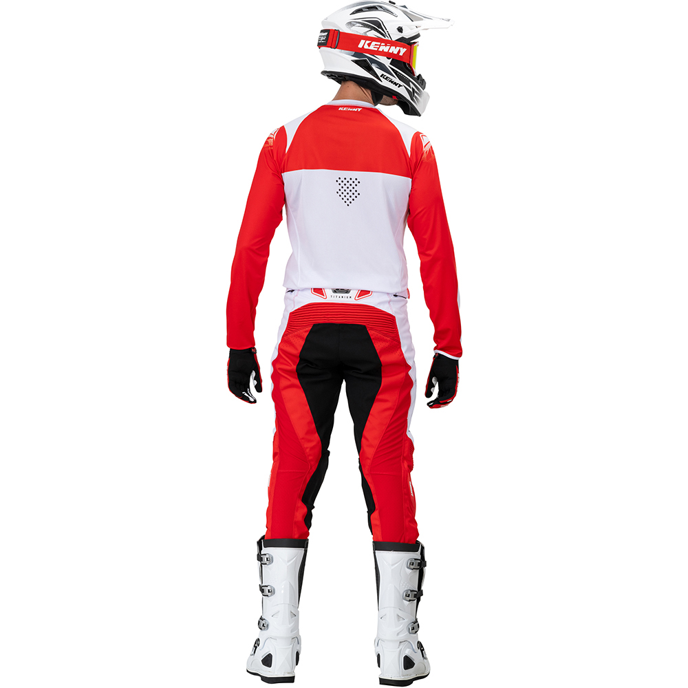 Kenny - Maillot Titanium - 2021 Blanc / Rouge