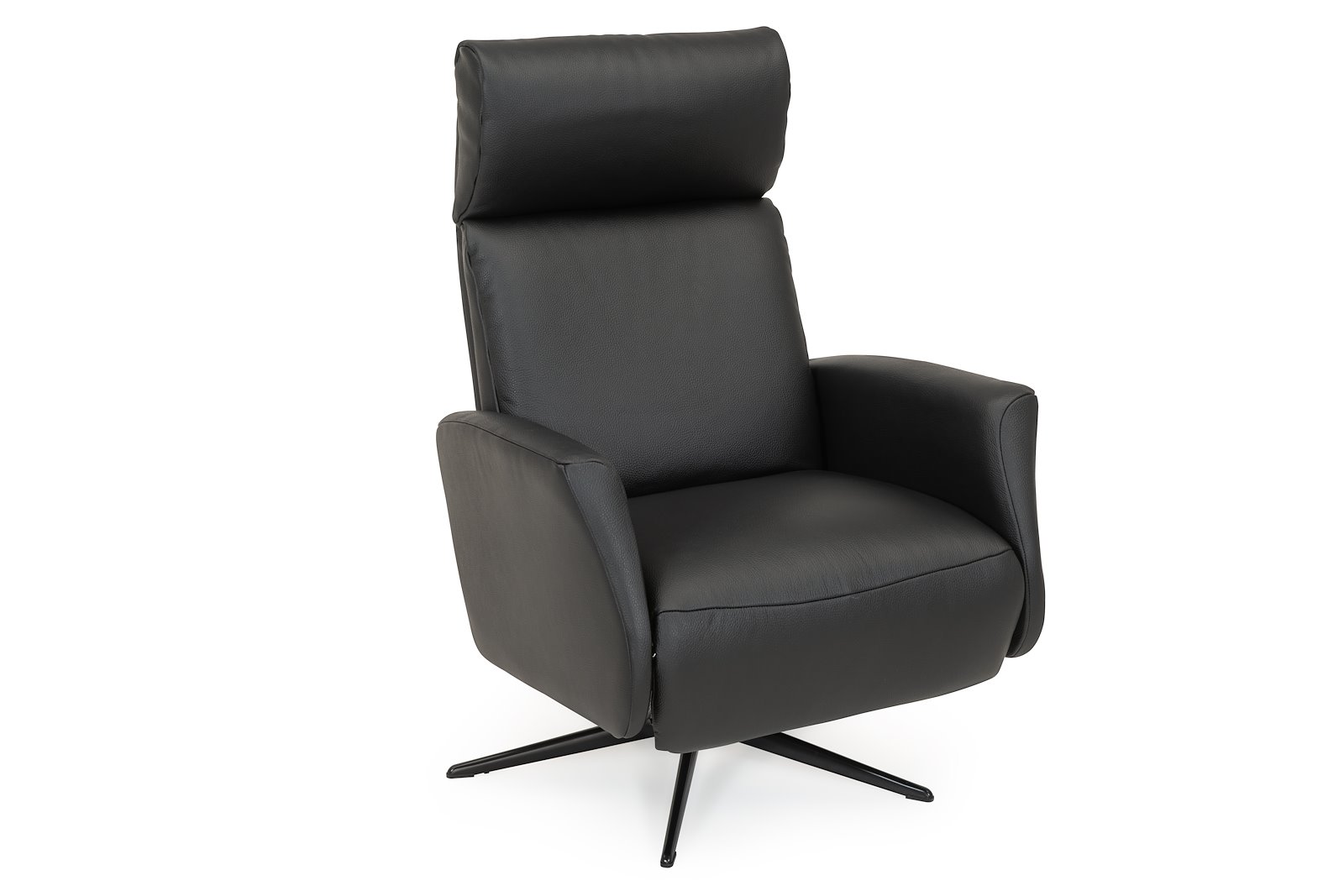 Argo lenestol Hud Soleda 441 Sort, Polaris sokkel i sort og med integrert fothviler. Manuell funksjon