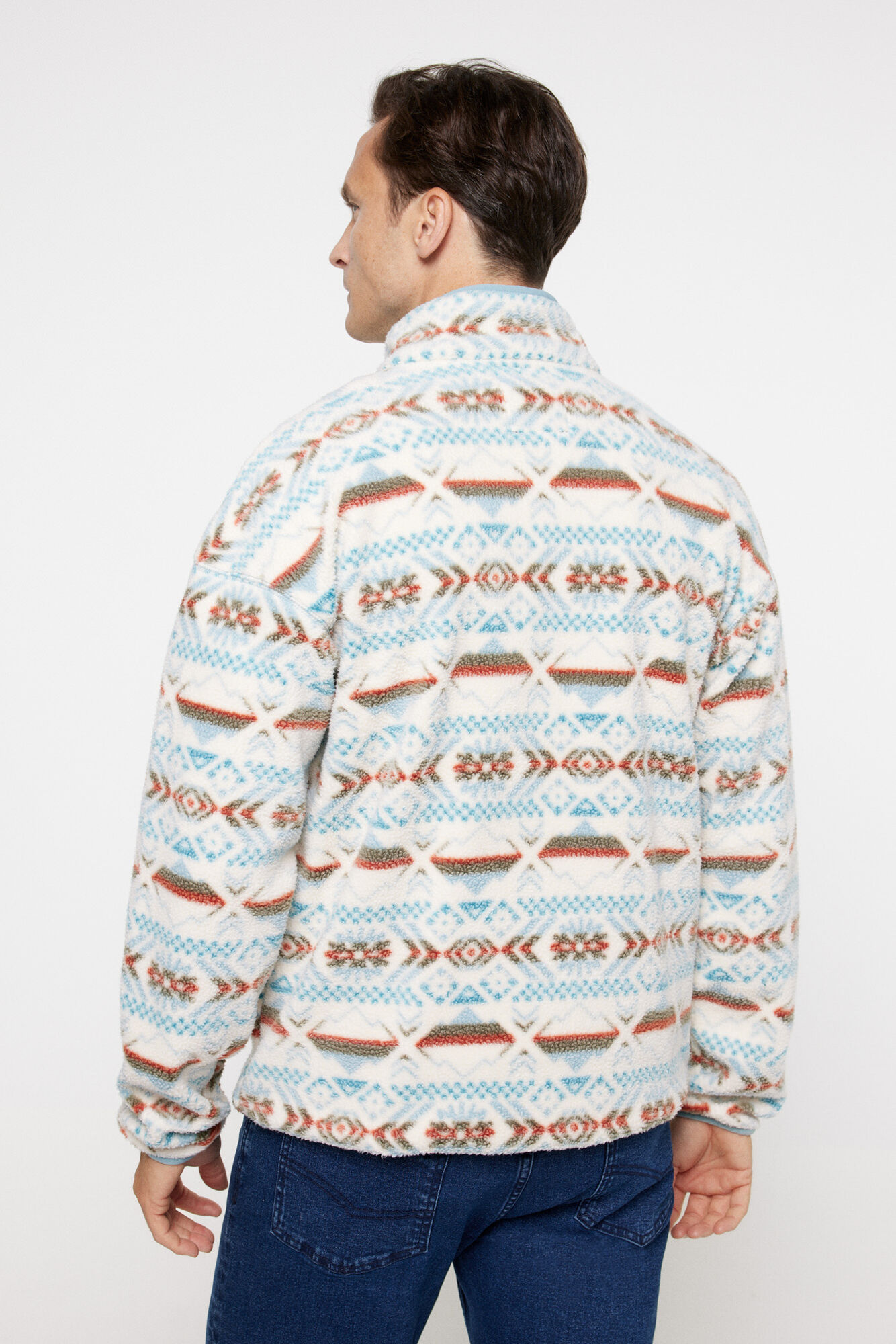 Jaqueta masculina Columbia™ Helvetia™ com fecho de pressão e fleece