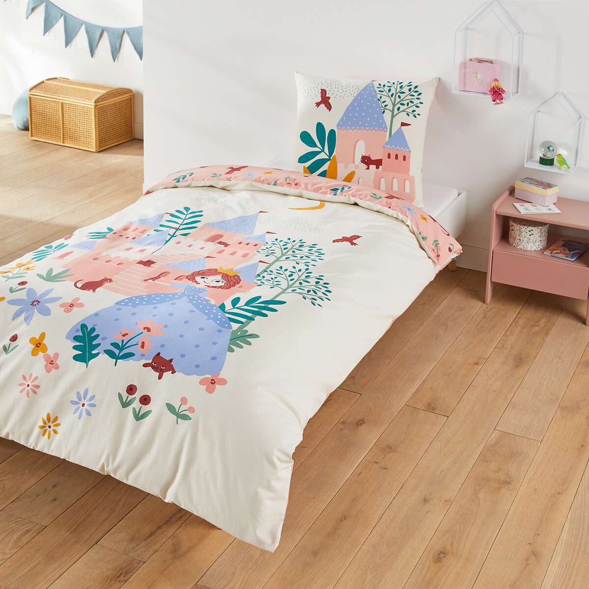 SO'HOME<br>Conjunto de cama em algodão, Château