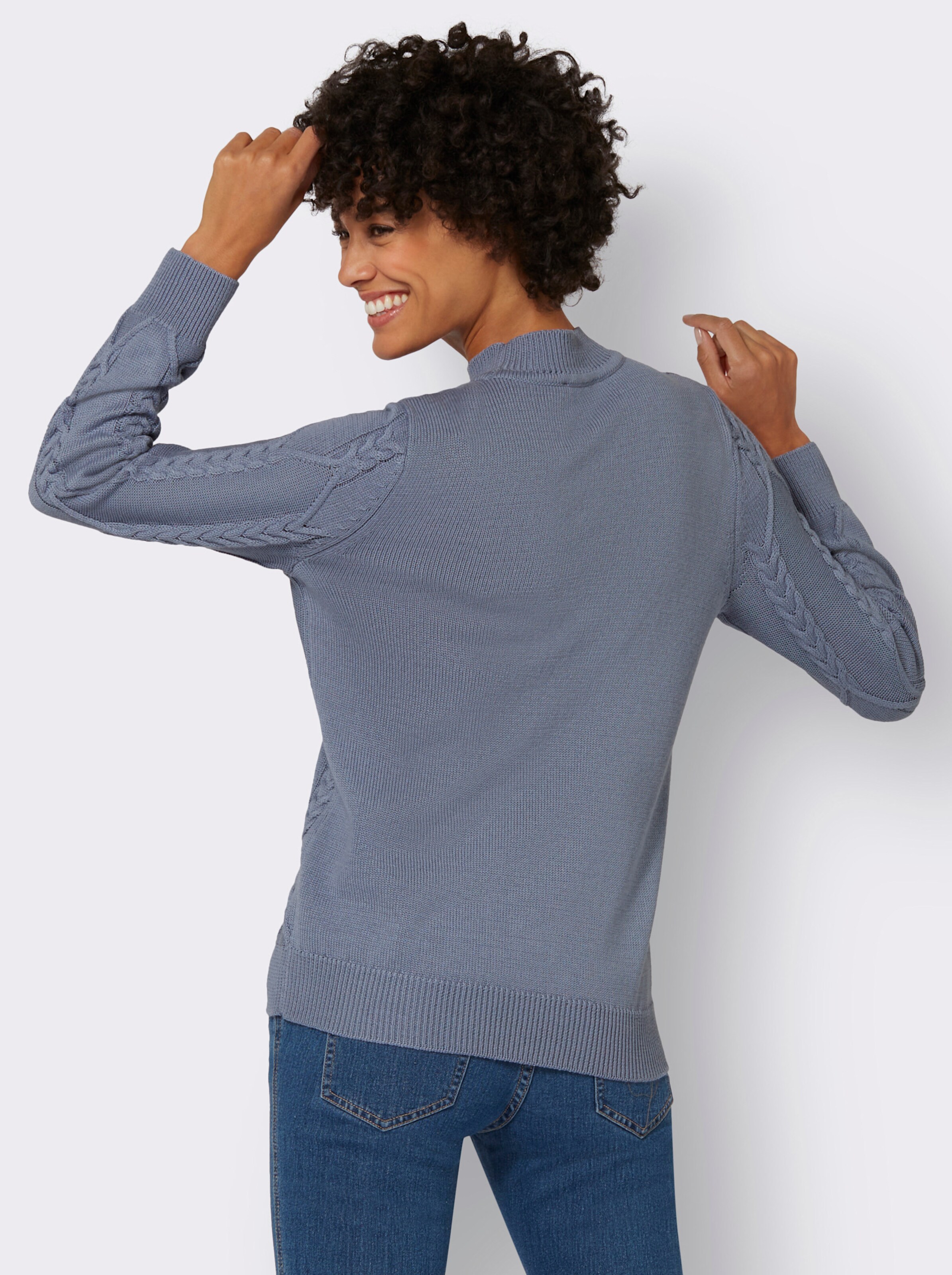 Stehkragenpullover