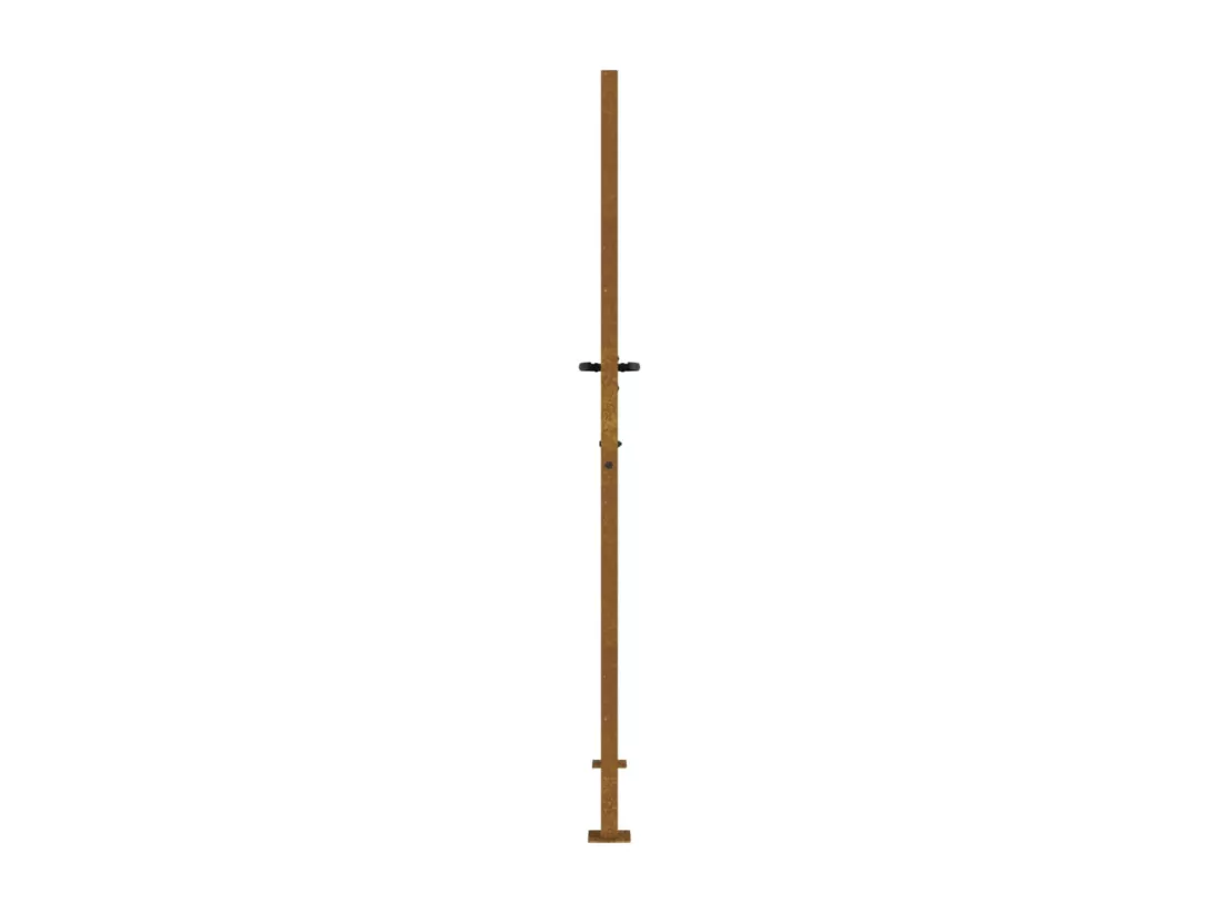 Portail de jardin 105x205 cm acier corten conception de l'arbre