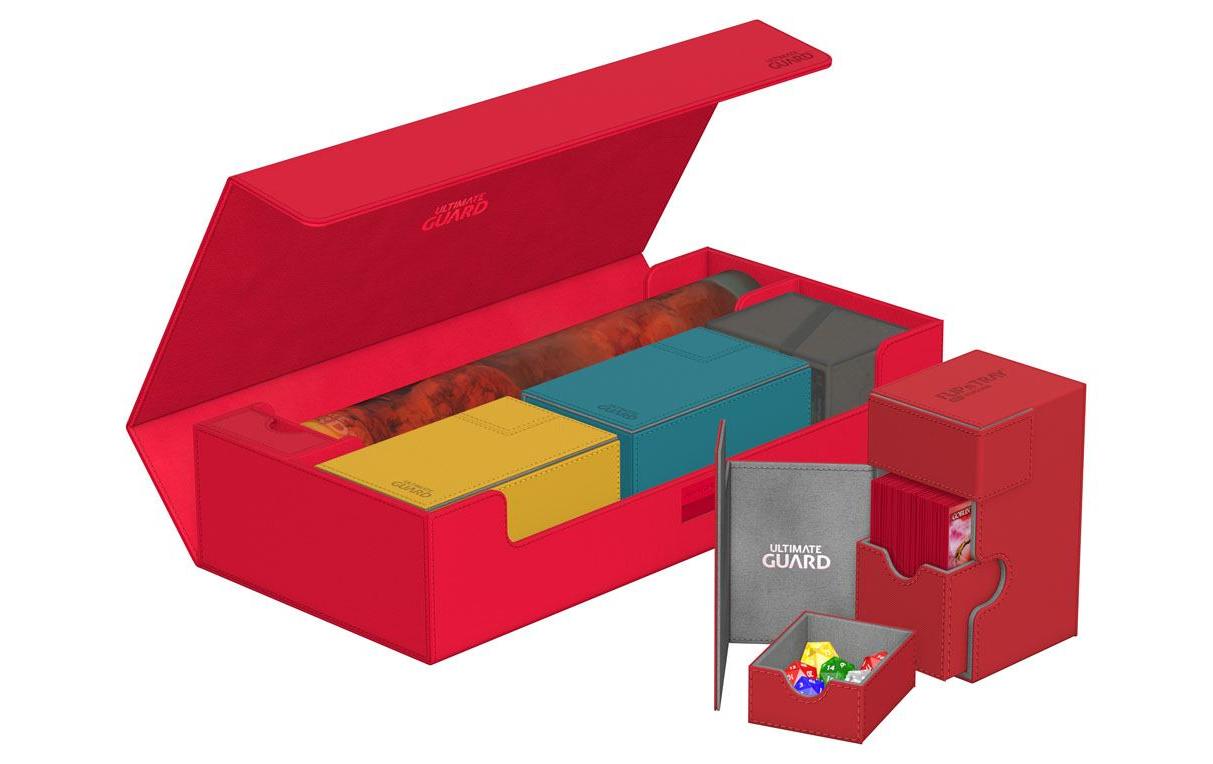 Kartenbox XenoSkin Superhive 550+ RotHochwertige Box für Sammelkarten in Standardgrösse