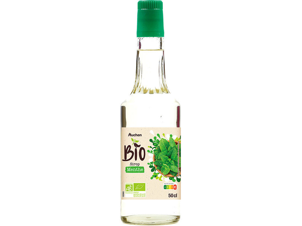 CONCENTRADO AUCHAN BIO MENTA 50CL