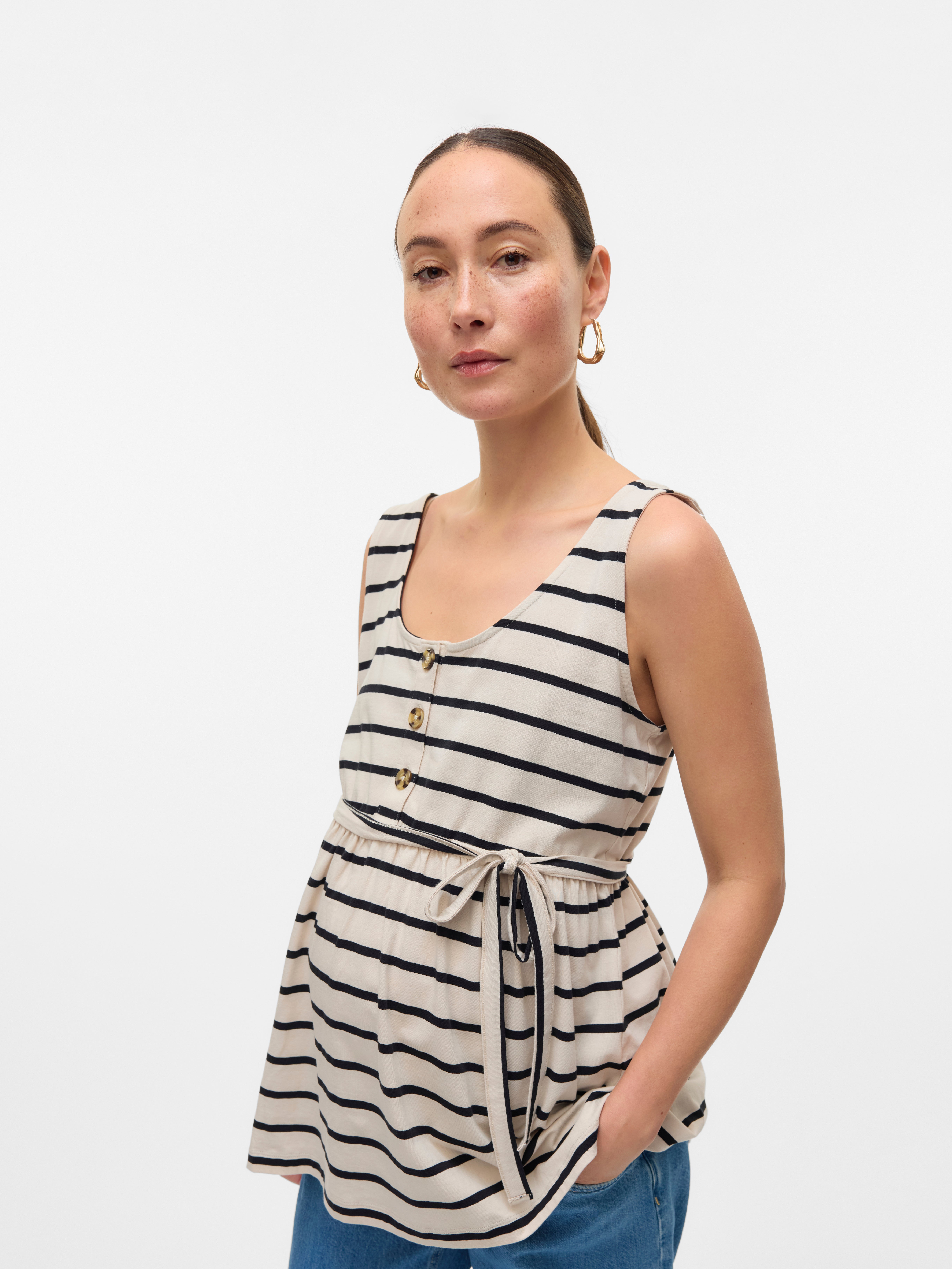 Regular fit U-Hals Top