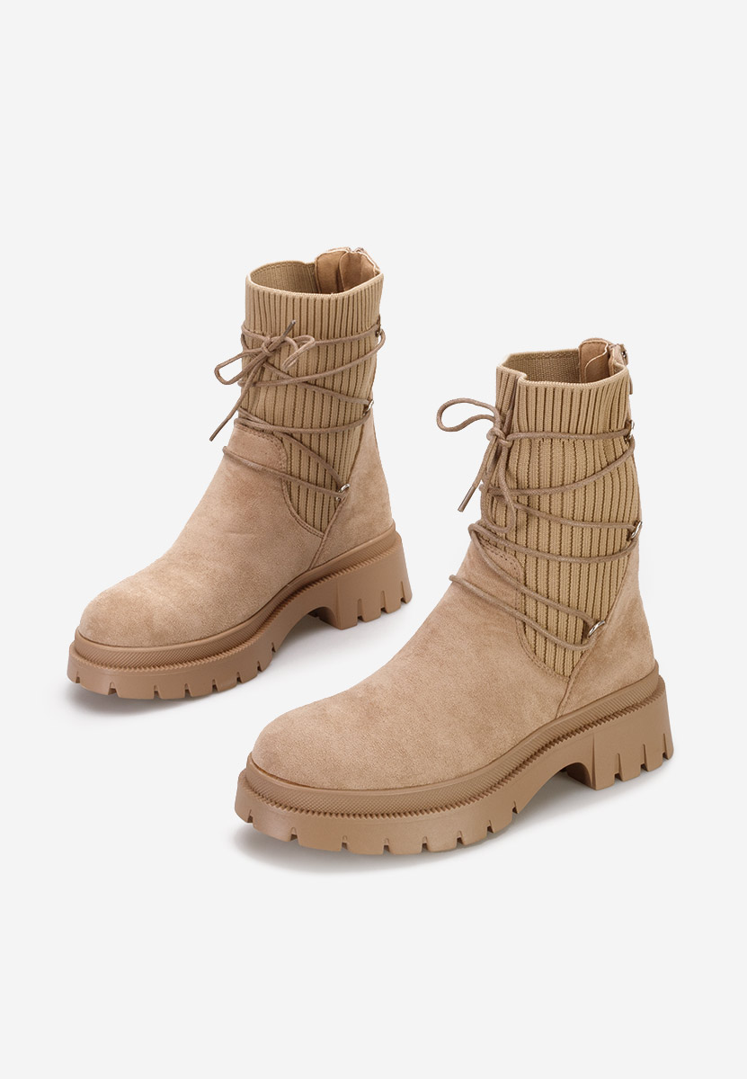 Bottines femme kaki Arlene