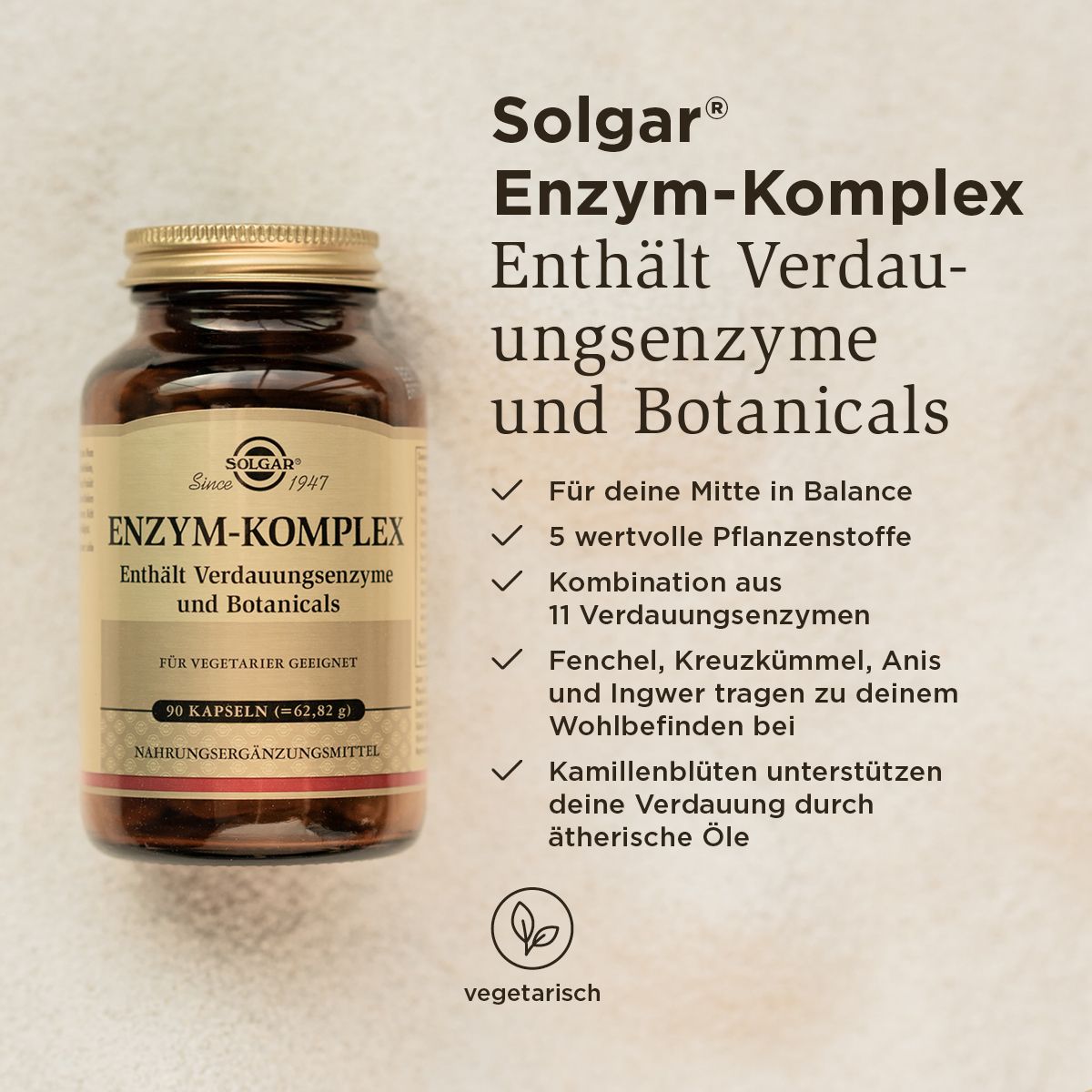 SOLGAR ENZYM KOMPLEX Kapseln
