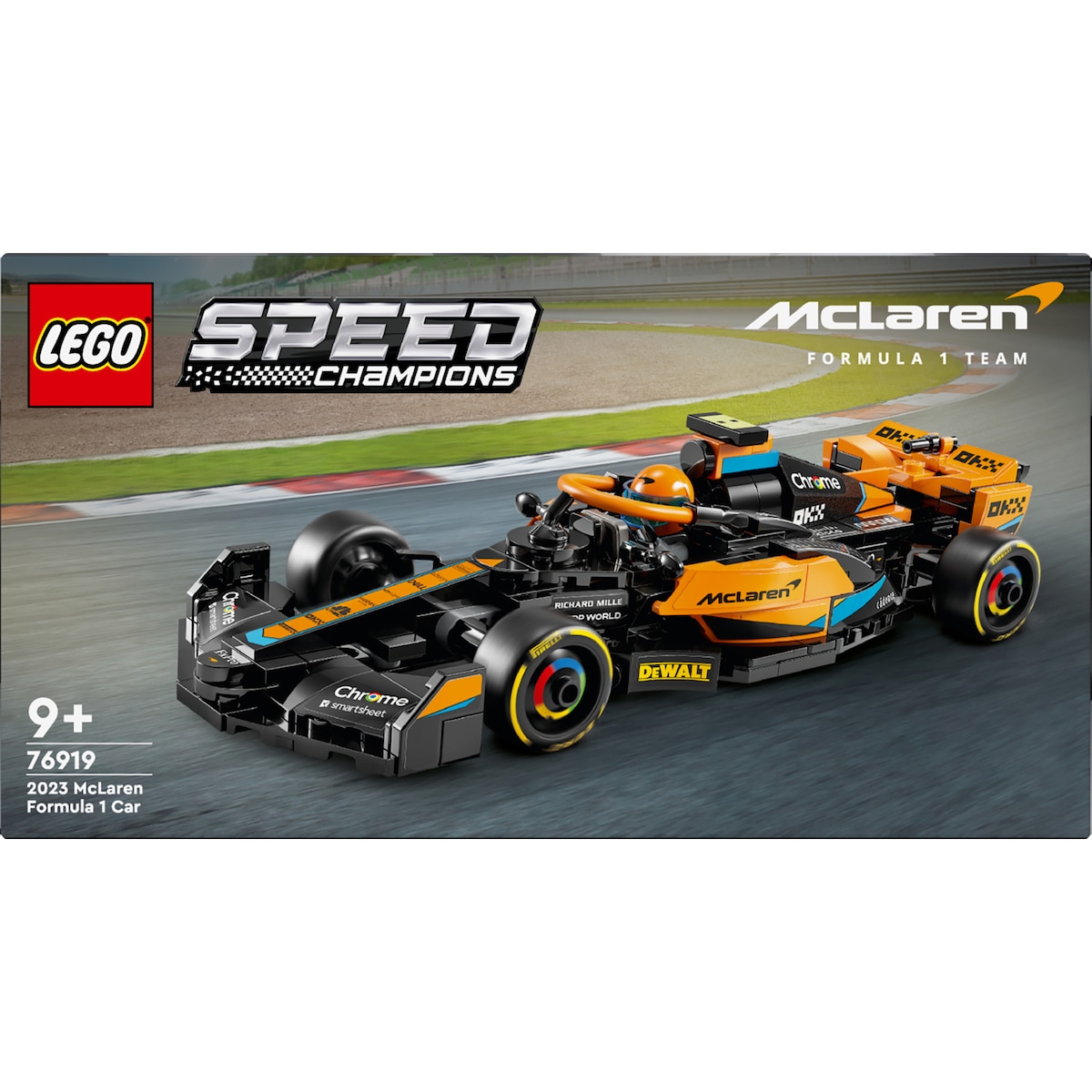 LEGO Speed Champions 2023 McLaren Formula 1 Race Car - 76919