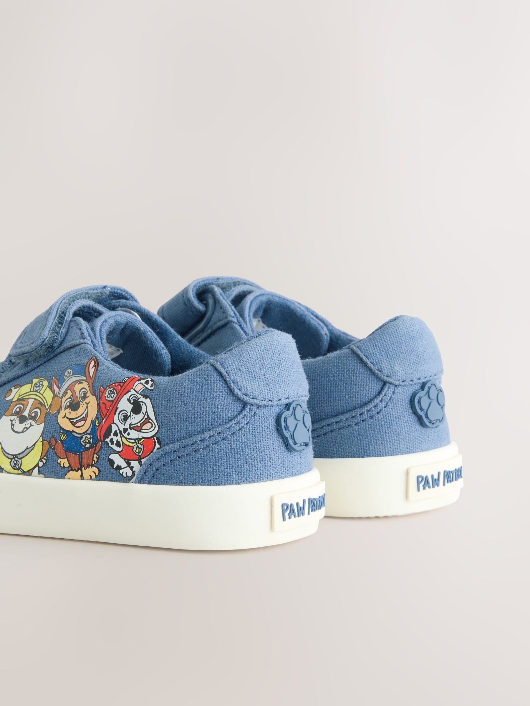 Blauw - Paw Patrol sneakers met klittenband en elastische veters