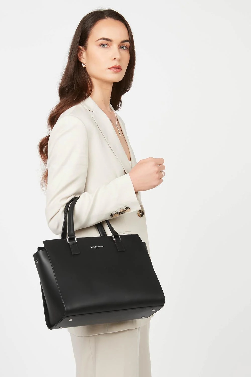 Smooth-Grand sac cabas main