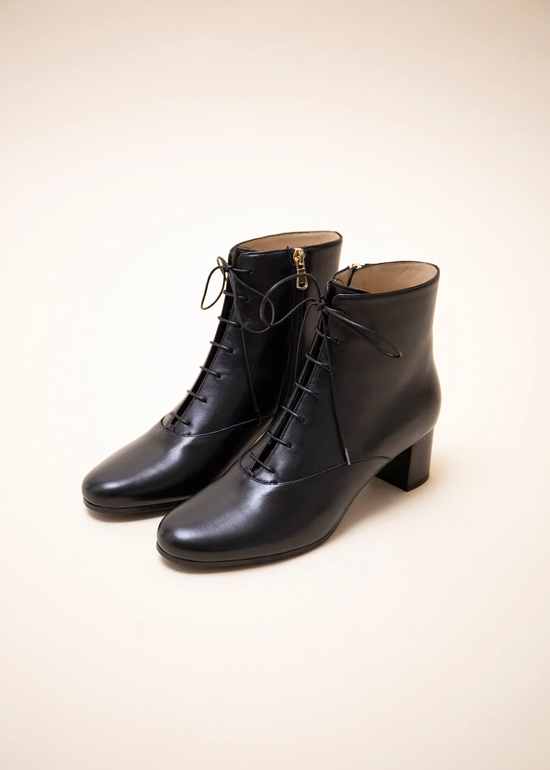BOOTS KINGSTON CUIR NOIR