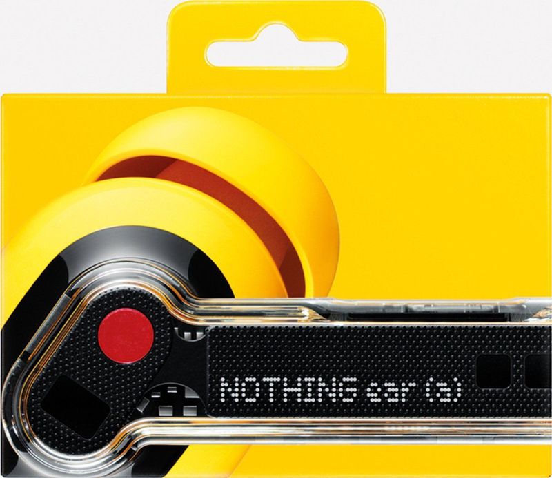 Nothing - Ear (a) - Draadloze Oordopjes - Geel - Met ANC Noise Cancelling Functie