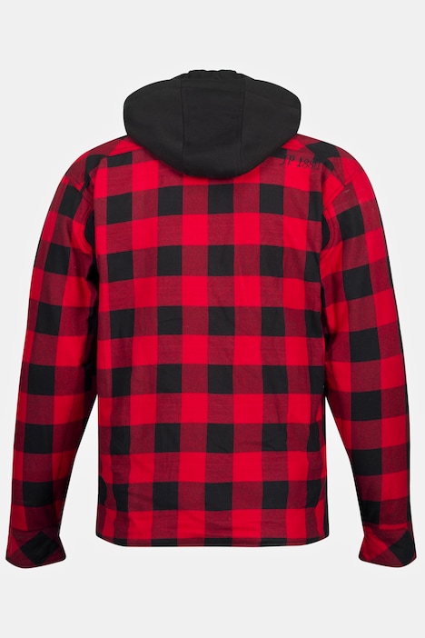 Motorrad-Jacke Lumberjack, Flanellhemd, ArmaProtect Einsätze