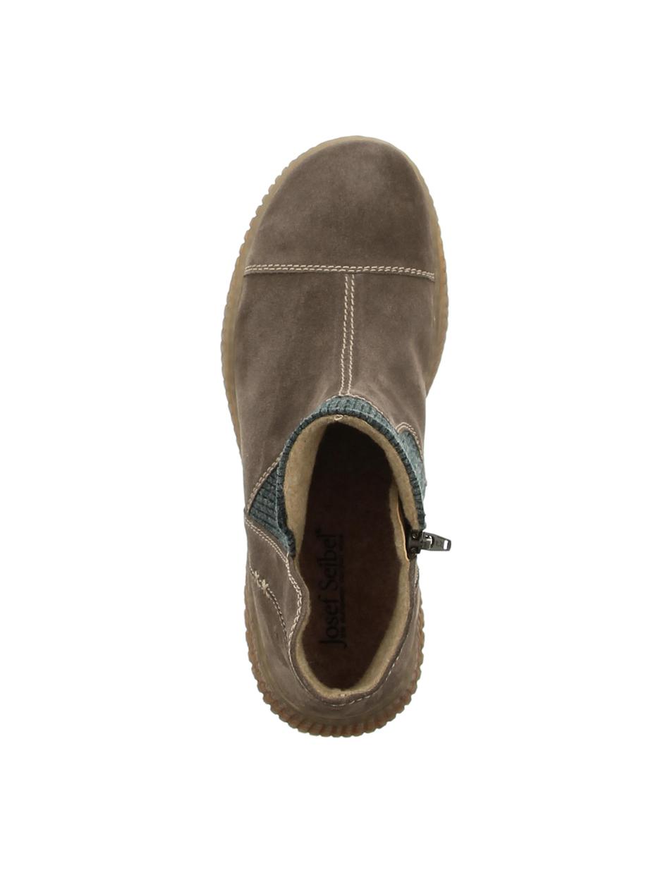 Stiefelette Amelie 08, grau-kombi