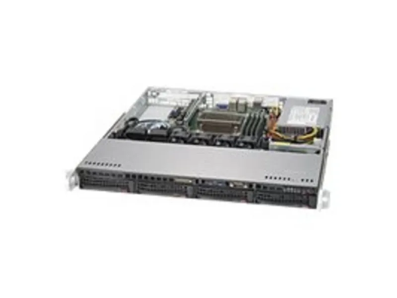 Supermicro SC813M FTQC-350CB2 - Rack-monterbar 1U - ATX - SATA/SAS - hot-swap 350 Watt - sort