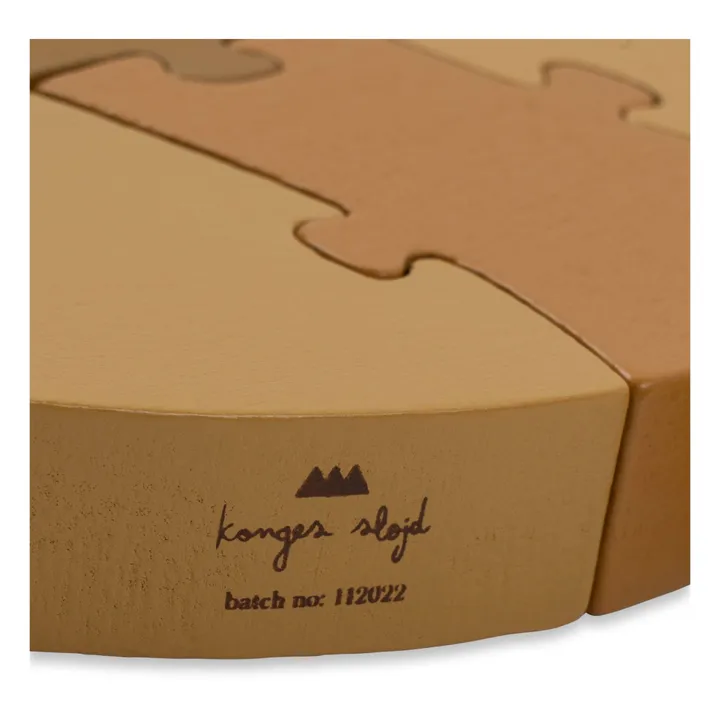 Konges Sløjd Puzzle Citron en bois FSC | Jaune