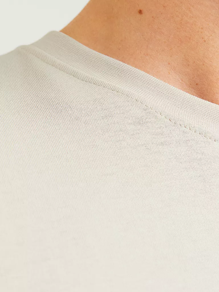 JACK & JONES T-Shirt JJXMAS beige