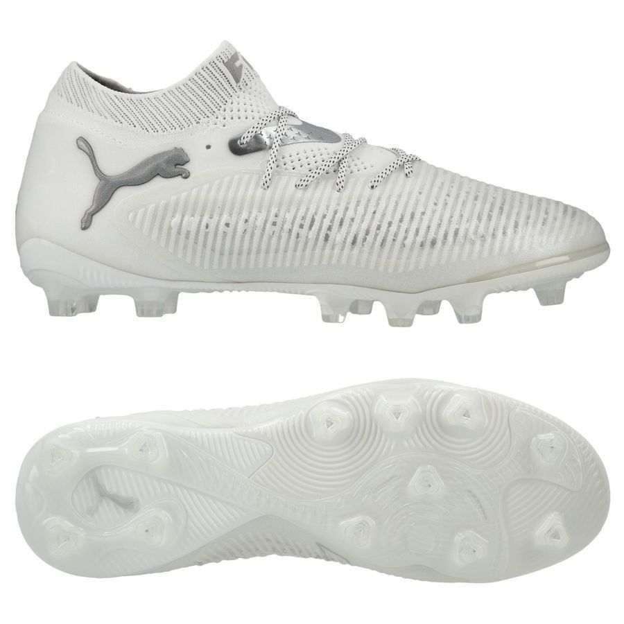 PUMA Future 8 Ultimate AG White Pack - Blanc/Argenté