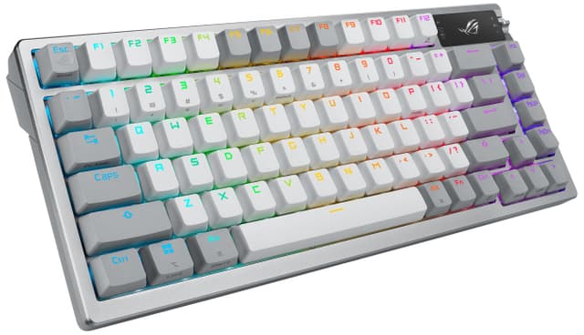 Asus ROG Azoth trådløst tastatur (Moonlight White)
