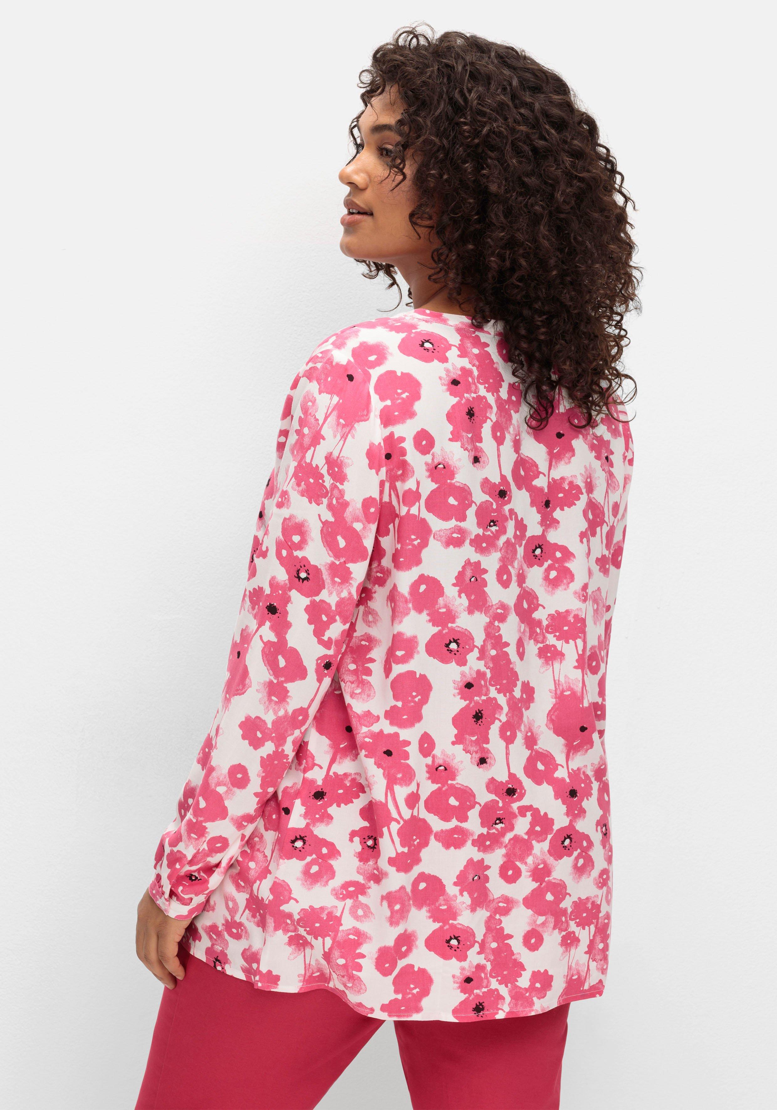 Tunika mit floralem Alloverprint