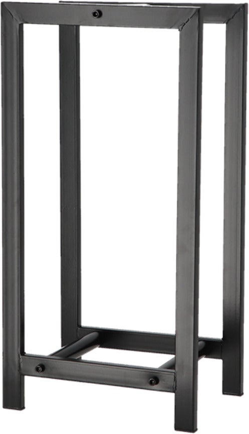 Esschert haardhout opslag Design Fancy Flames zwart 30 x 23,5 x 59,7 cm