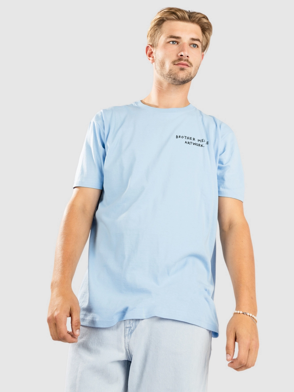 Brother Merle Betty Retro T-Shirt light blue