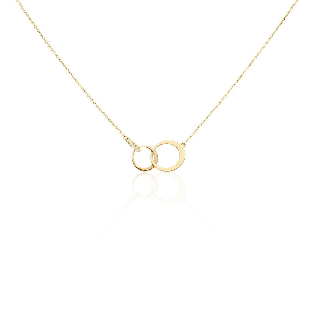 Collier Jenni Plaqué Or Jaune Oxyde De Zirconium