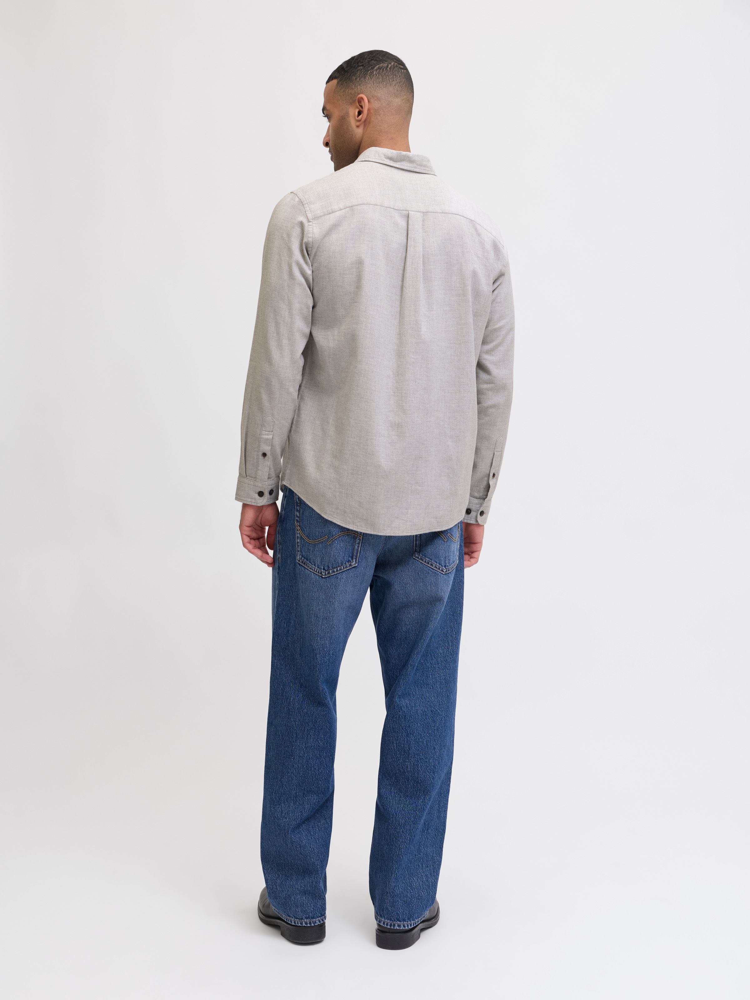 Jack & Jones Langarmhemd »JJECLASSIC MELANGE SHIRT L/S NOOS«