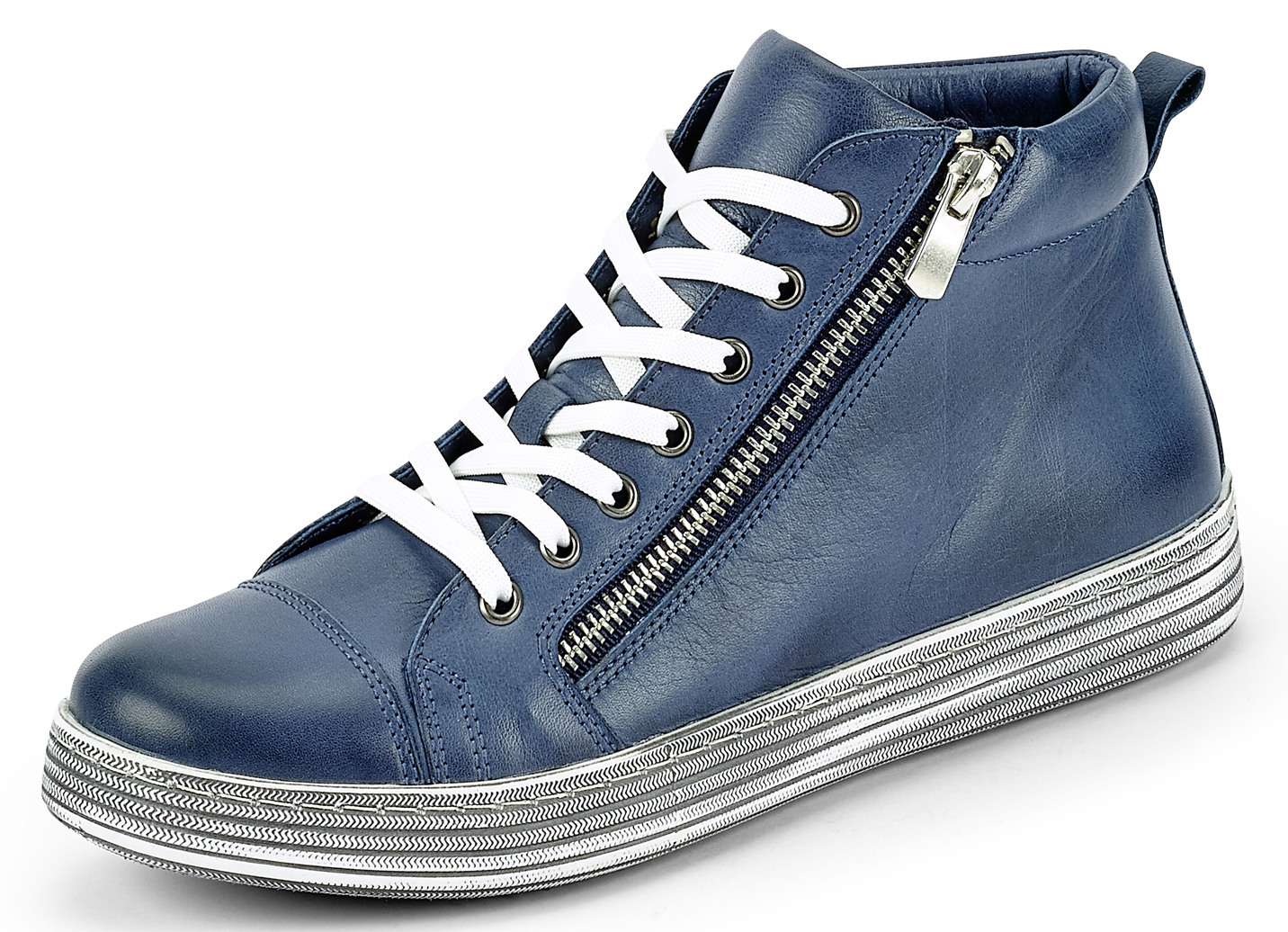 Gemini Schnür-Stiefelette mit praktischem Seitenreißverschluss