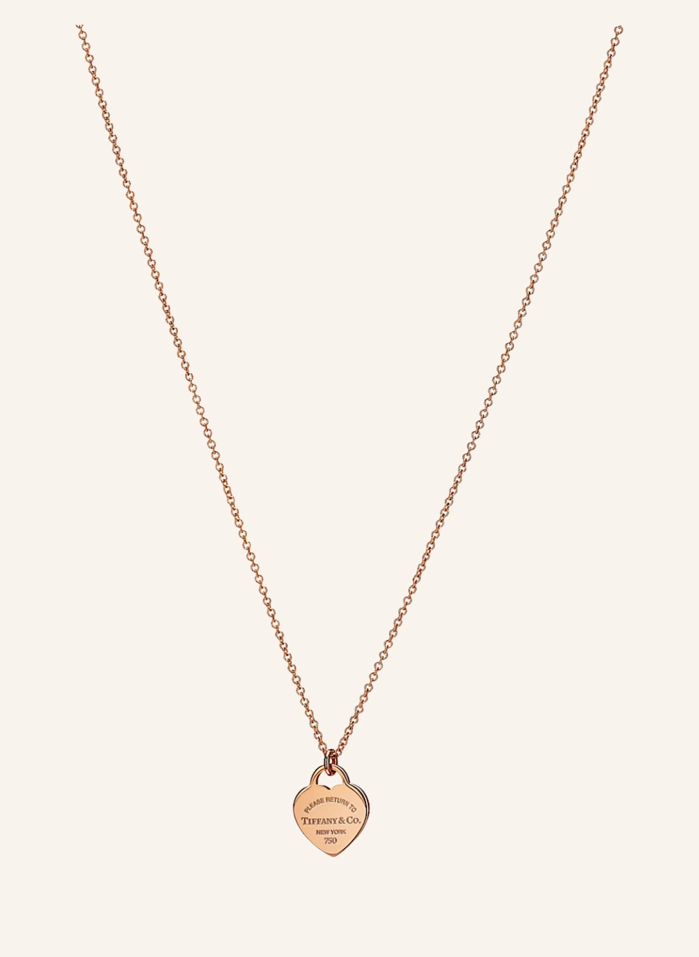 TIFFANY & Co. Return to Tiffany™ HERZANHÄNGER aus 18 Karat Roségold