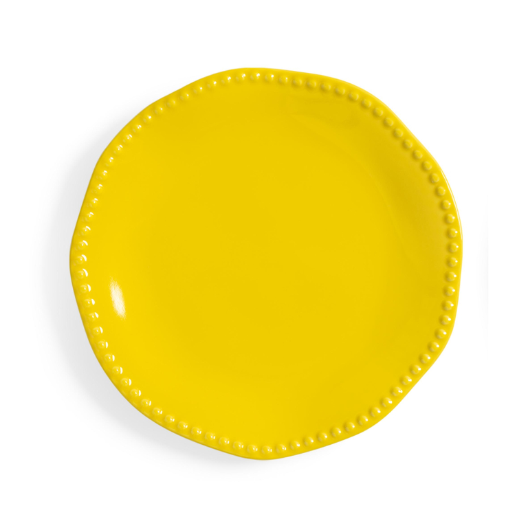 &klevering Perle dinerbord Ø27 geel