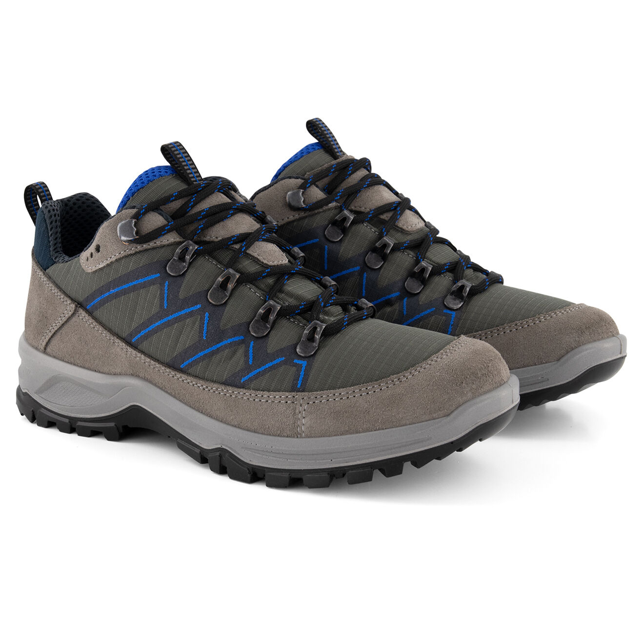 Travelin Chaussures de randonnée en Velours de Cuir Sevenel grises