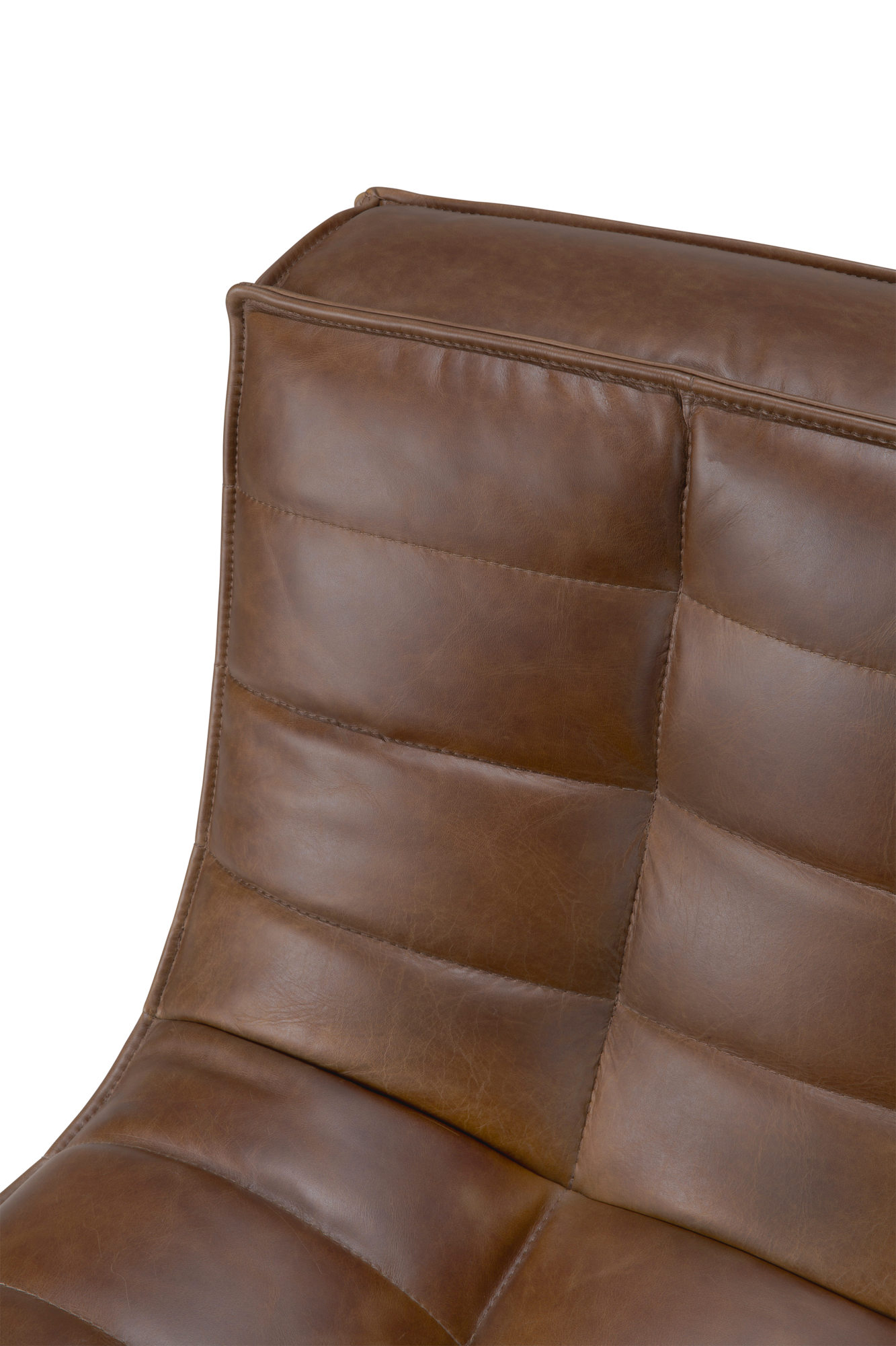 Modulaire bank N701 - chestnut - 1 seat