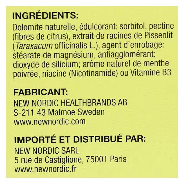 New Nordic Gastro Gel 60 comprimidos mastigáveis