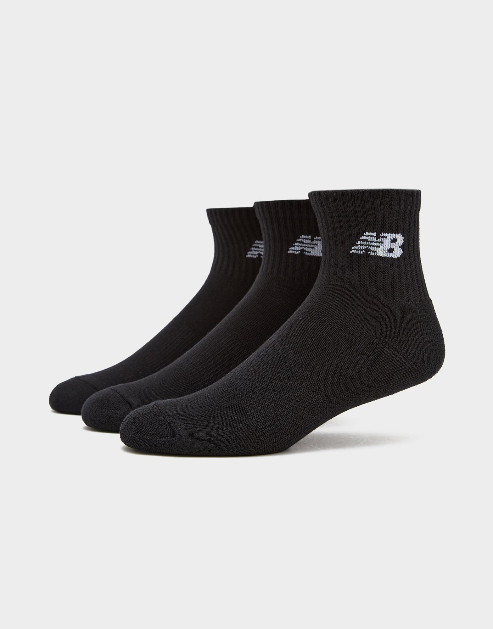 New Balance Lot de 3 paires de chaussettes Everyday Quarter Homme