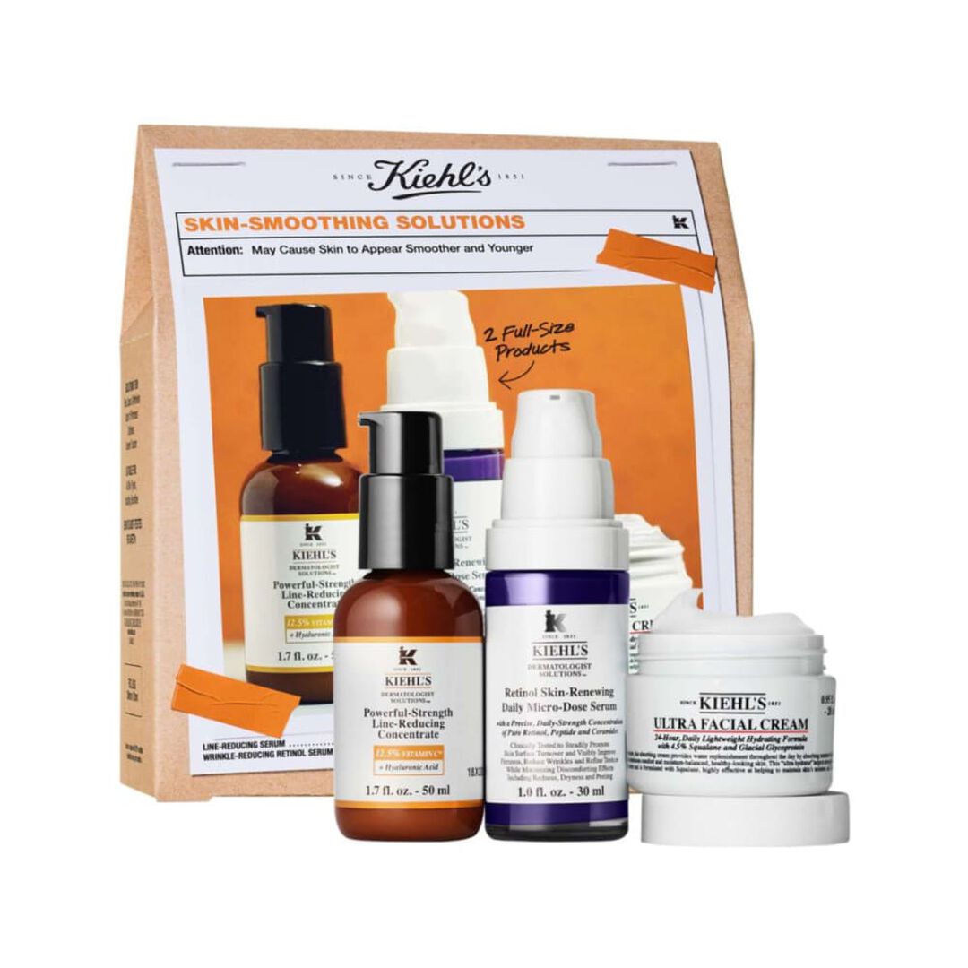 KIEHL S TRATAMENTO Skin-Smoothing Solutions Skincare Set - 1un