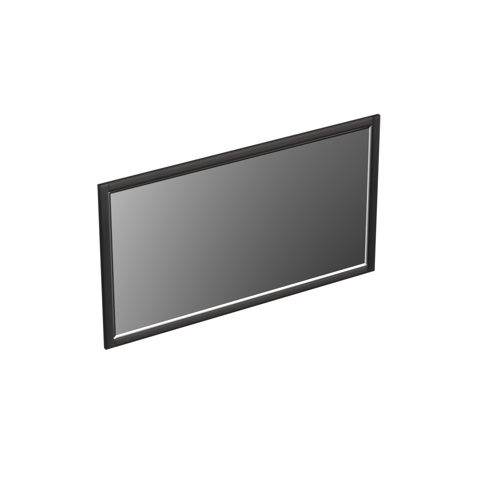 Forzalaqua Gela spiegel 140x80cm black oiled