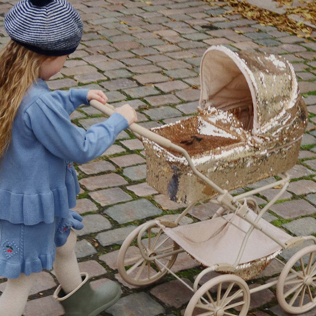 konges sløjd poppenwagen vintage - sparkly