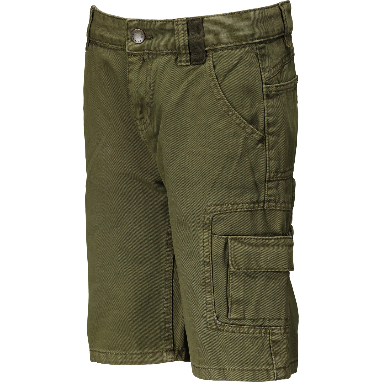 Sherpa Kinder-Shorts Jong olive