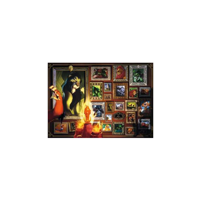 Puzzle : 1000 pièces - Scar - Villainous