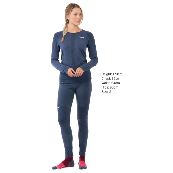 Salewa - Women's Zebru Responsive L/S Tee - Sous-vêtement mérinos