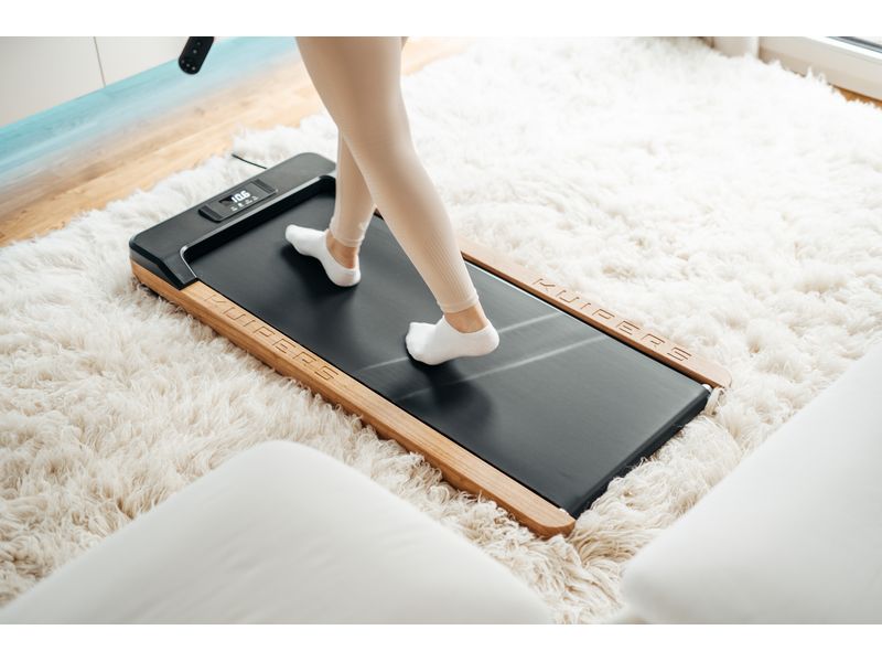 Kuipers Fitness Laufband K1 aus Eschenholz Laufband aus Eschenholz