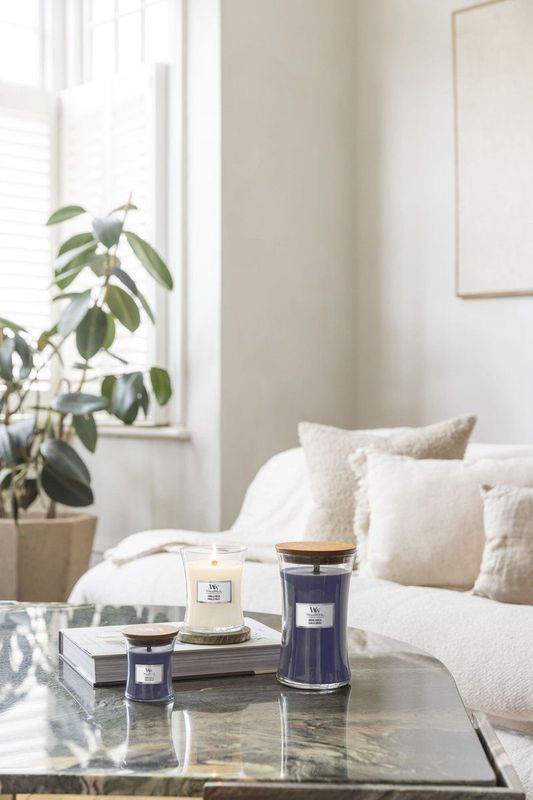WoodWick - Hinoki Dahlia - Kaars - Groot - Hout - Bloemig