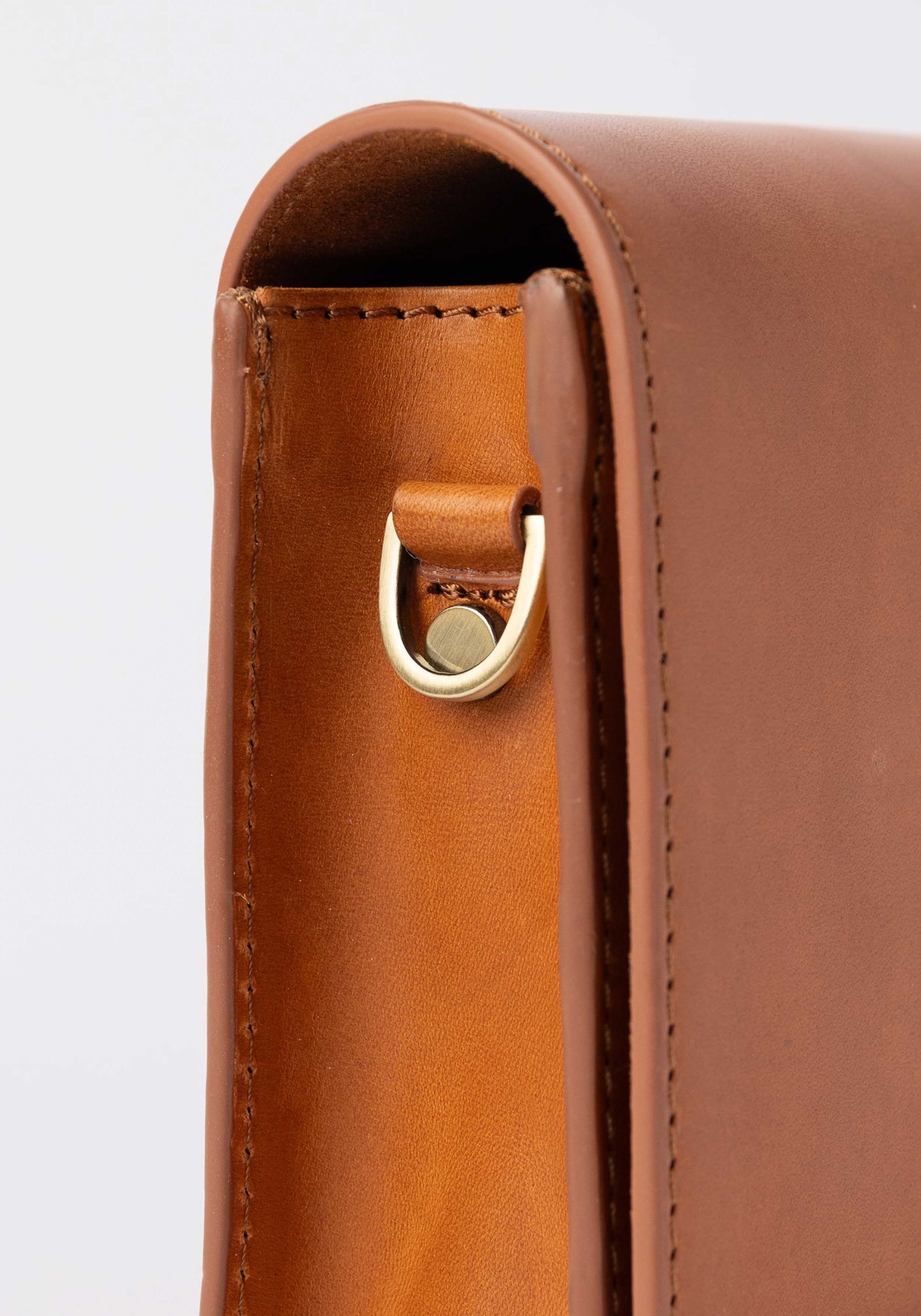 O My Bag Handtasche Audrey Mini Classic Leather Cognac