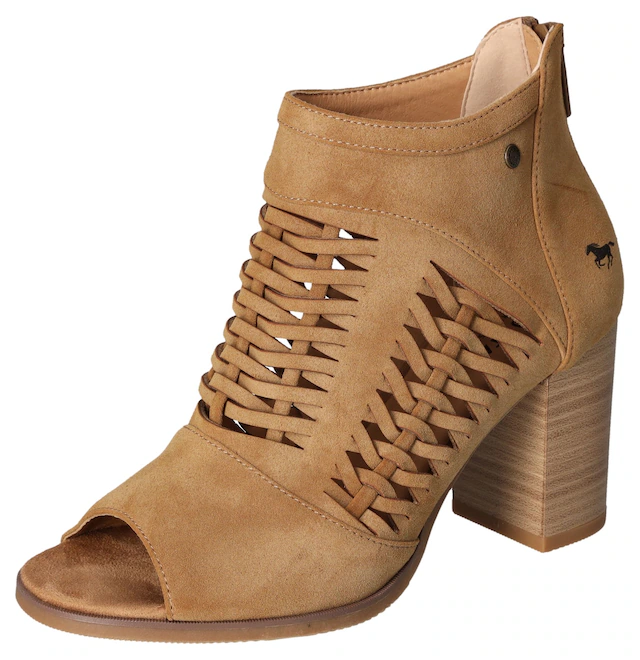 Mustang Shoes Sandalette  , Sommerschuh, Sandale, mit praktischem Fersenreissverschluss