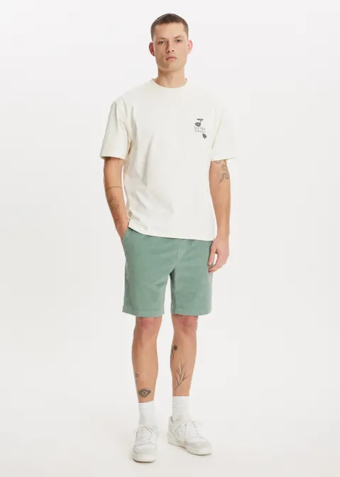 Corduroy korte broek groen (GRN.L)