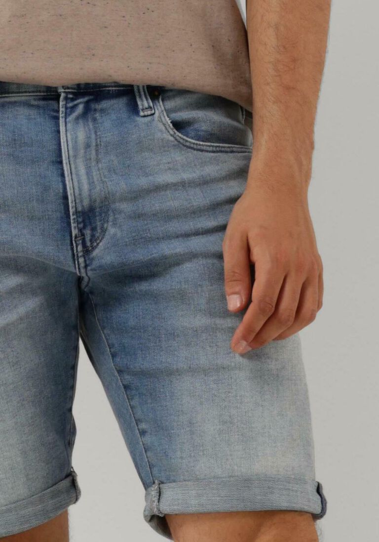 G-STAR RAW blauwe g-star raw korte broek 3301 slim short