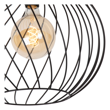 Lucide DANZA plafonnière Ø40 cm Zwart