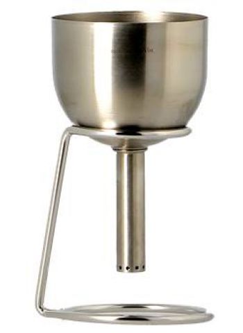 Verre à pluie en inox avec son support