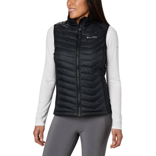 Doudoune randonnée COLUMBIA POWDER PASS VEST BLACK